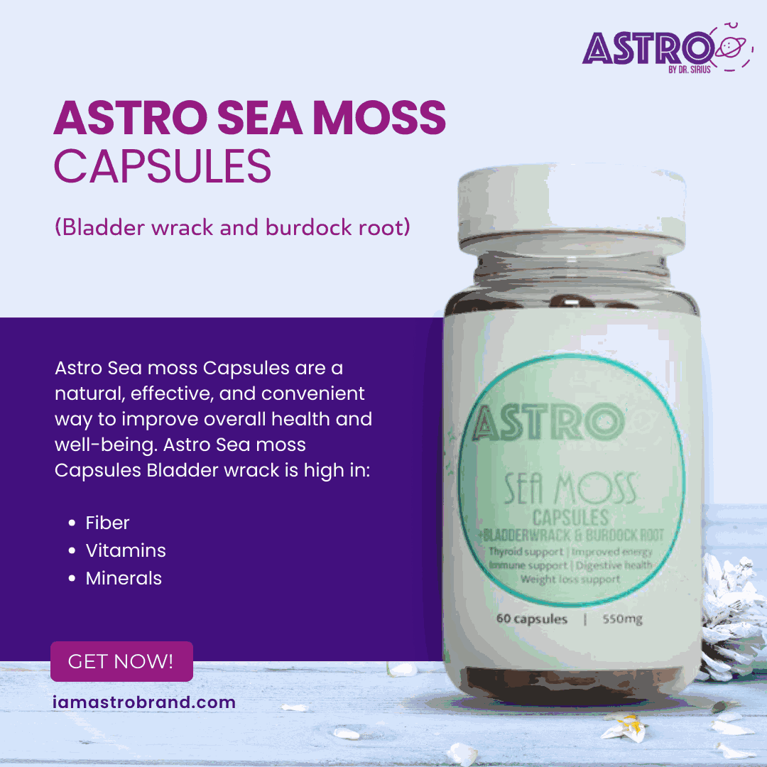 Astro Brand Sea moss Capsules  