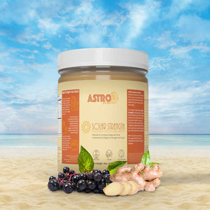 Astro Brand Fruit Infused Sea Moss Gels 16oz Elderberry