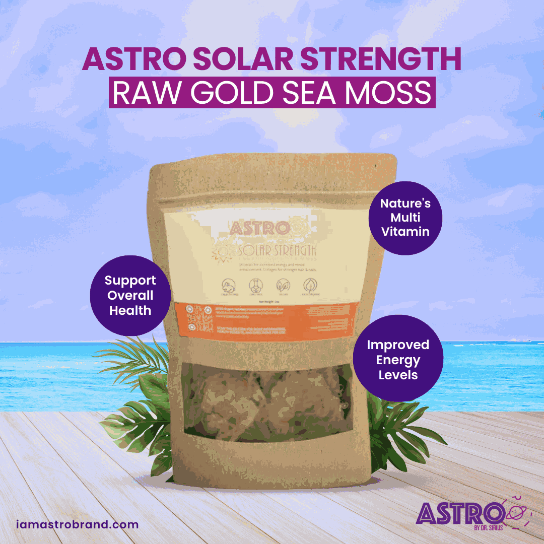 Astro Solar Strength Raw Gold Sea Moss