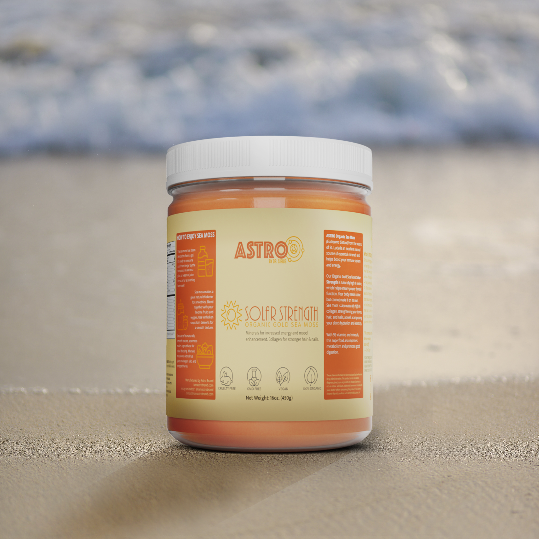 Astro Brand Solar Strength Gold Sea Moss Gel 16oz.